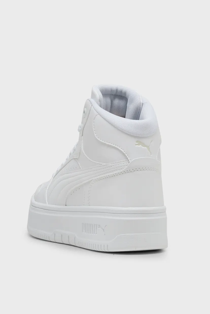 Жіночі білі кросівки Rebound Femme Mid Sneakers Women 5