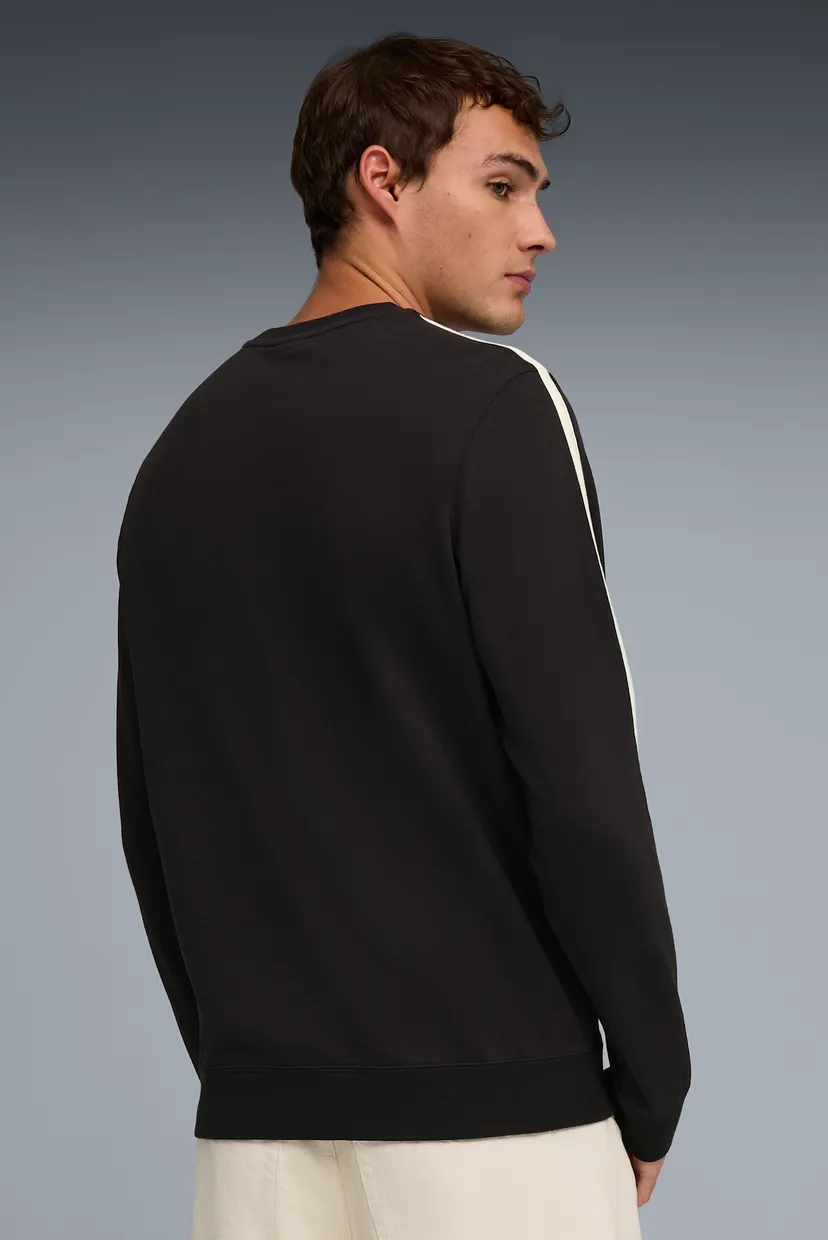 Мужской черный свитшот Essentials Elevated Crew Sweatshirt Men 3