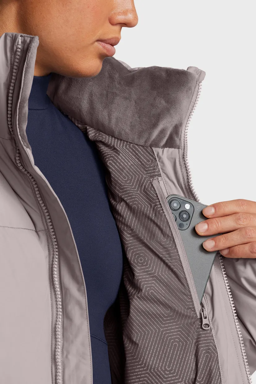 Жіночий пудровий пуховик LIMITLESS DOWN PUFFER JACKET 4