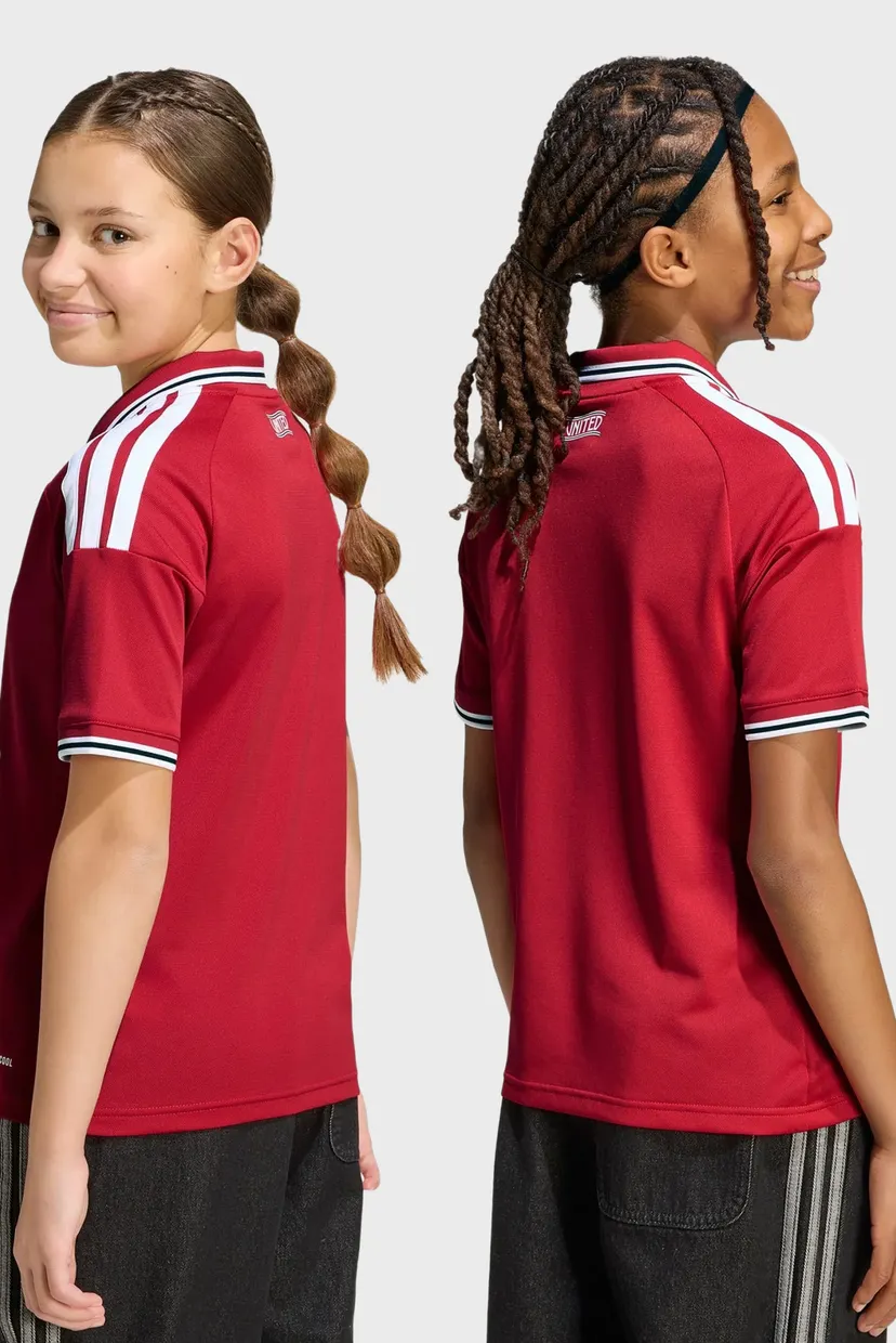 Детское красное поло Manchester United 26/27 Home Kids 4