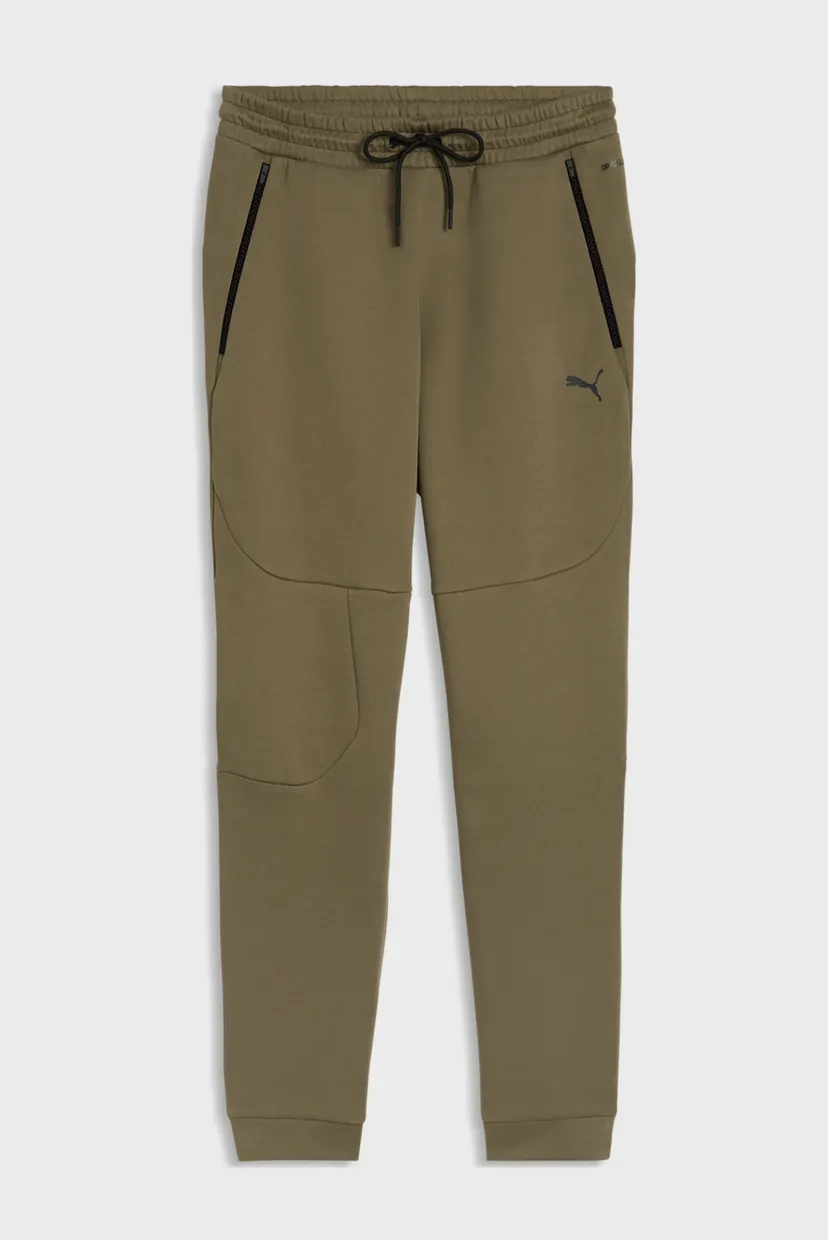 Мужские оливковые спортивные брюки PUMATECH Sweatpants Men 4