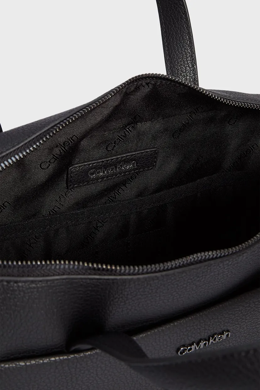 Чоловіча чорна сумка для ноутбука CK DIAGONAL LAPTOP BAG 6