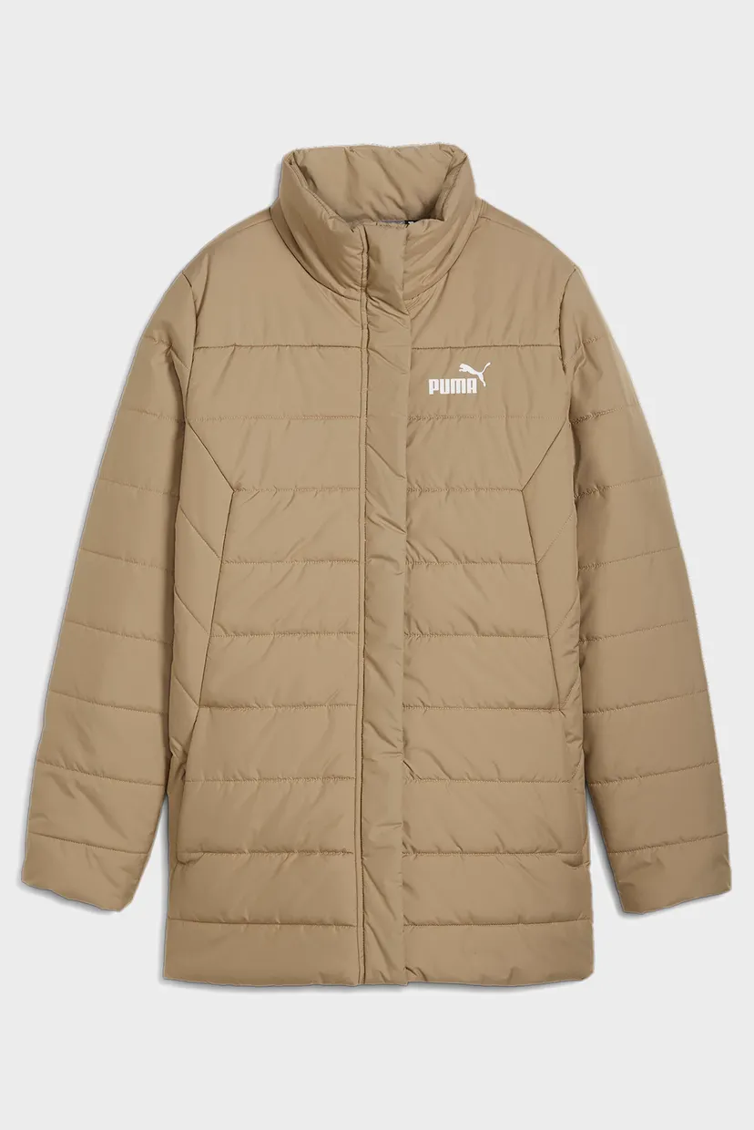 Женская бежевая куртка ESS+ Women’s Padded Jacket 6
