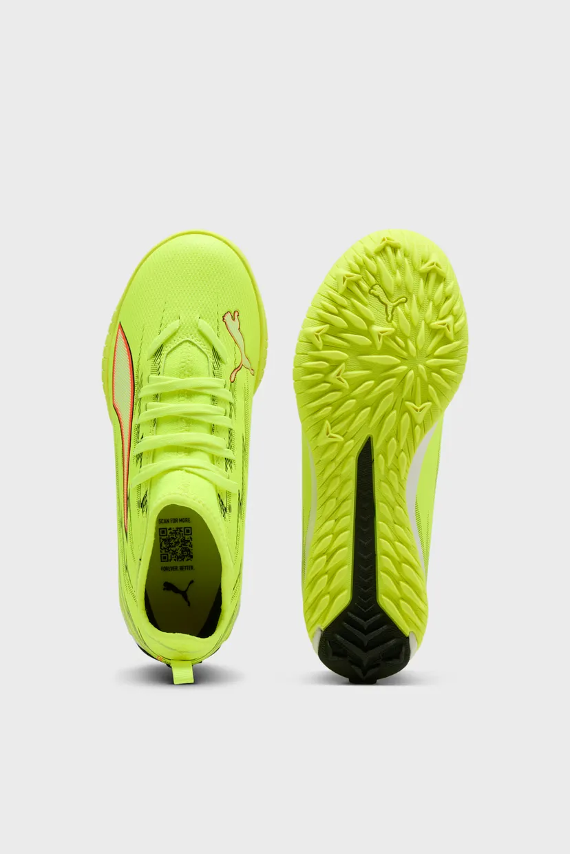 Дитячі жовті сороконіжки ULTRA 6 MATCH TT + Mid Football Boots Youth 4