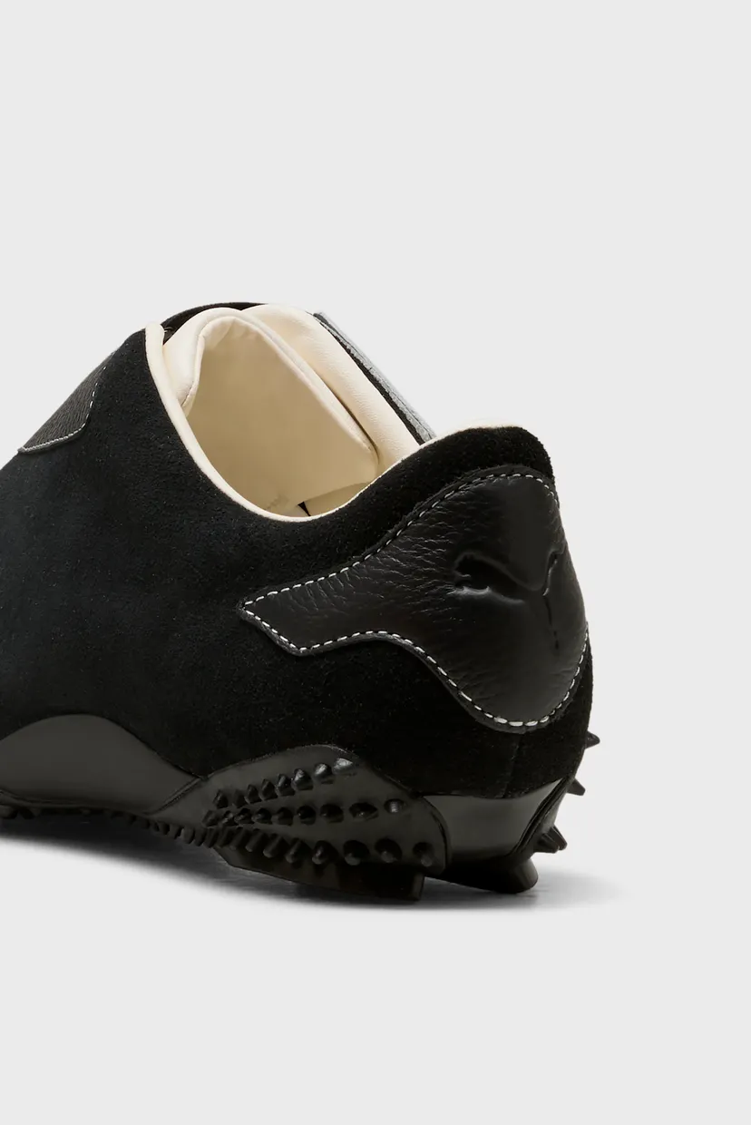 Черные кожаные кроссовки Mostro Icons Sneakers Unisex 7