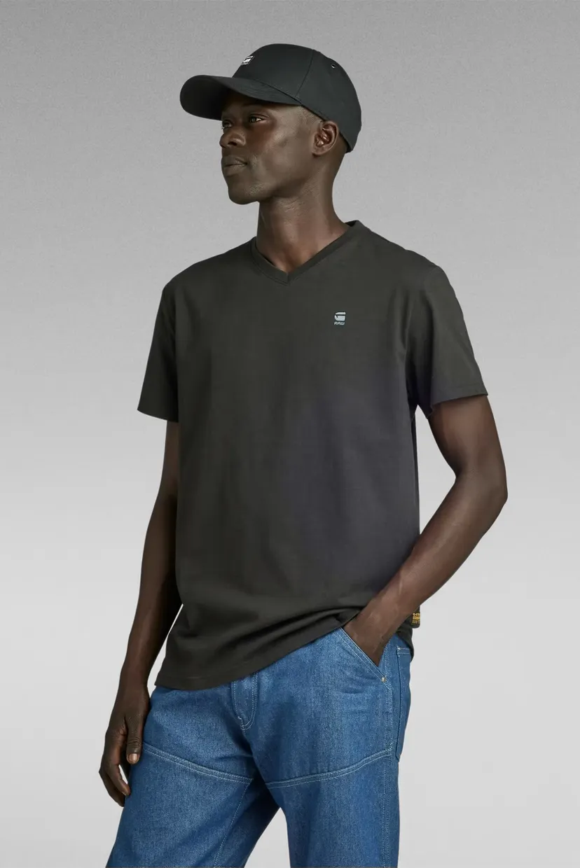 Чоловіча чорна футболка Base-s 3