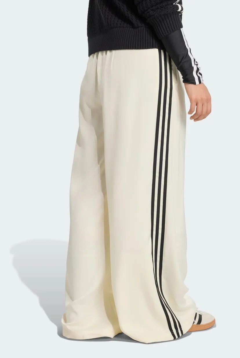Женские белые спортивные брюки Satin Wide Leg 3
