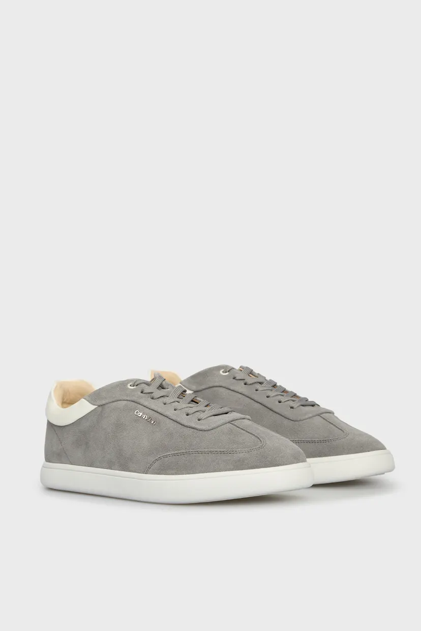 Жіночі сірі замшеві снікерси CUPSOLE LACE UP - SUE 3