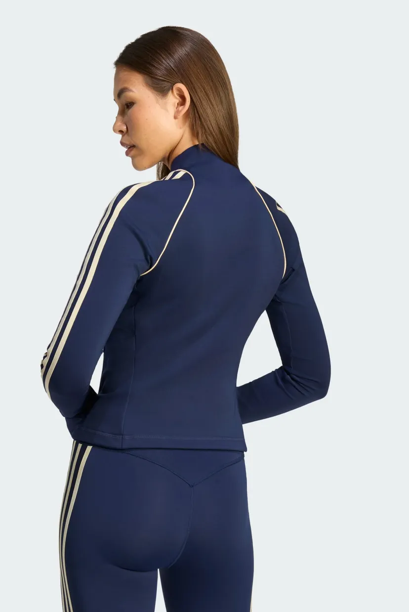 Женская темно-синяя спортивная кофта adidas Originals Sport Superstar Midlayer 3