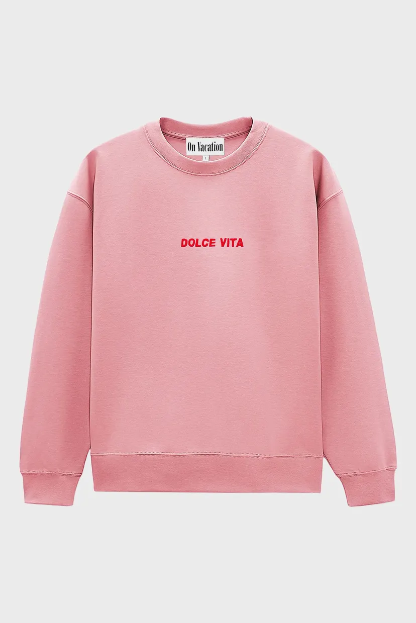 Женский розовый свитшот Dolce Vita Sweater - Rose 3