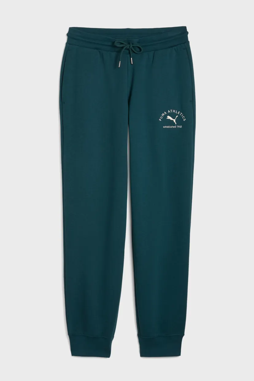 Жіночі зелені спортивні штани PUMA Class Comfort Sweatpants Women 4