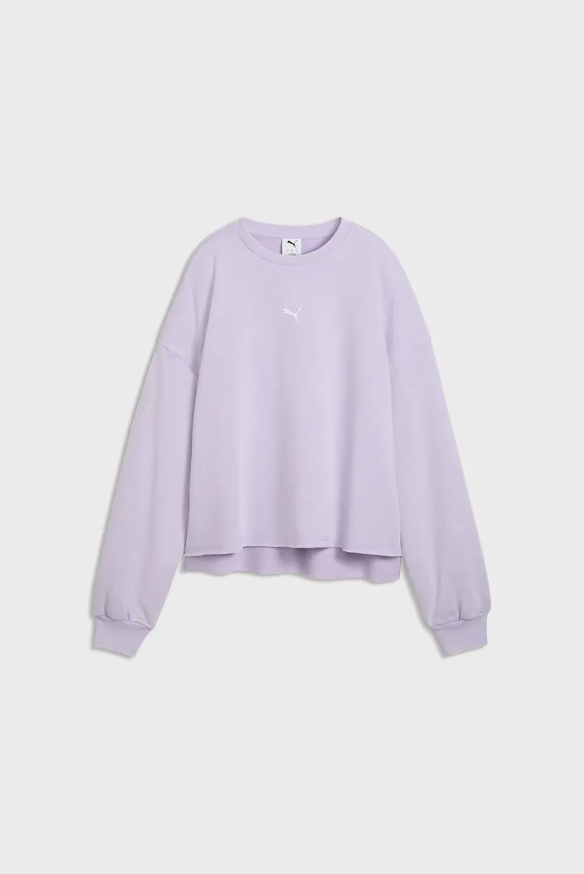 Женский сиреневый свитшот Run Culture Collective Oversized Graphic Sweatshirt Women 4