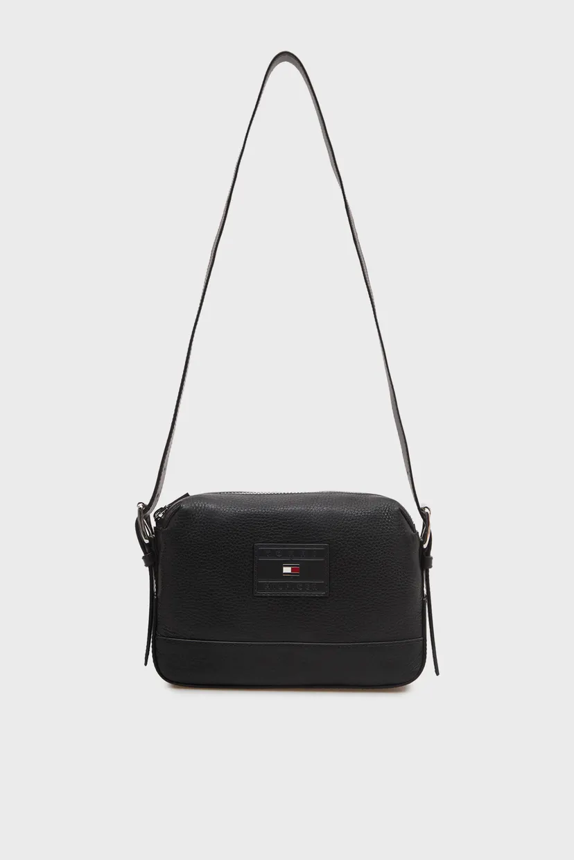 Чоловіча чорна шкіряна сумка CROSSBODY 5