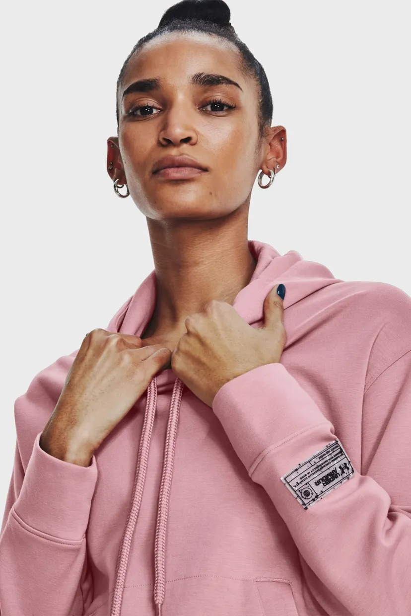 Рожеве худі UA Summit Knit Hoodie (унісекс) 6