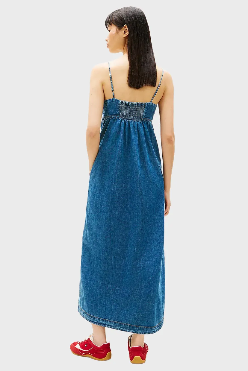Женское синее джинсовое платье CHAMBRAY 3