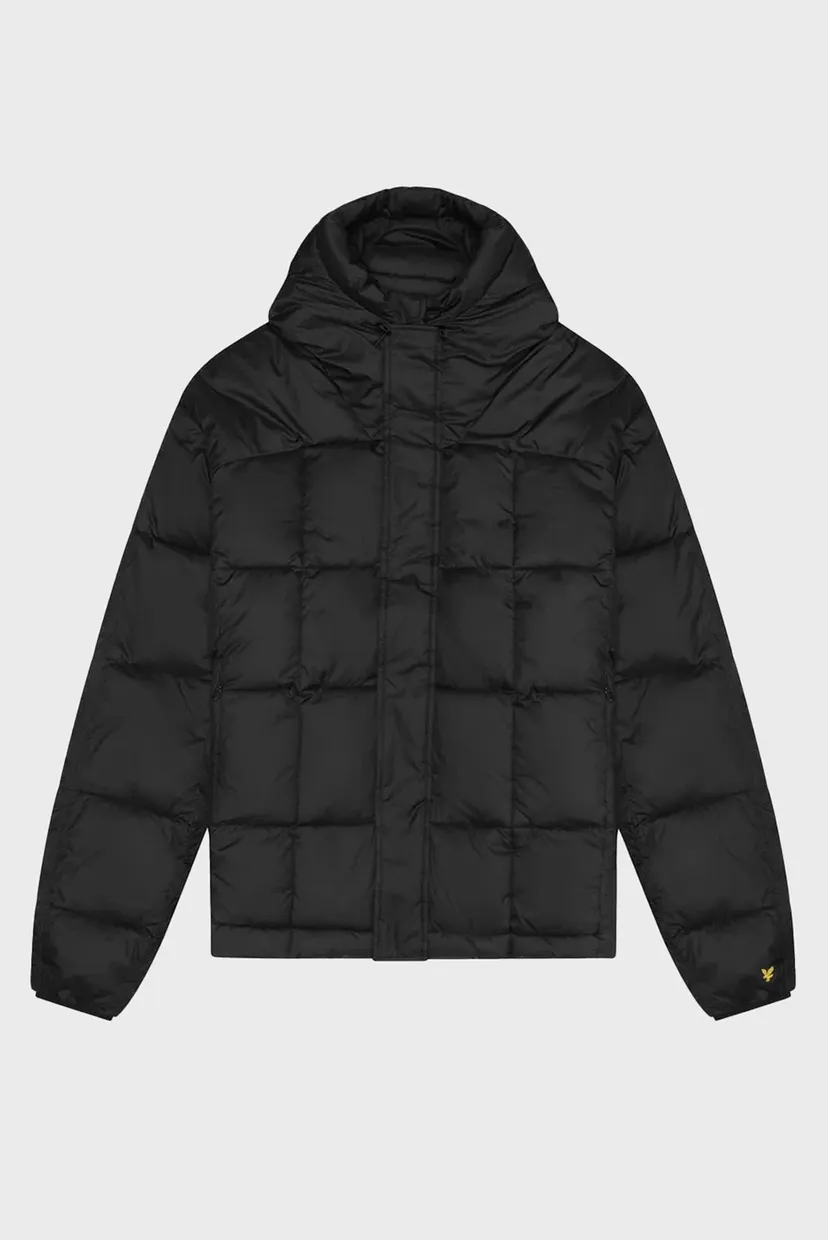 Чоловіча чорна куртка QUILTED PANNELLED JACKET 5