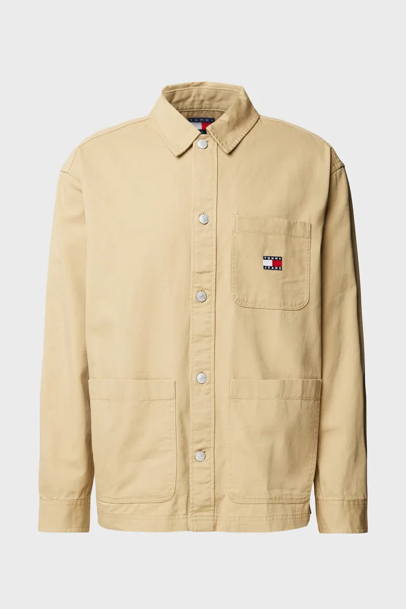 Чоловіча бежева сорочка TJM ESSENTIAL OVERSHIRT EXT 5