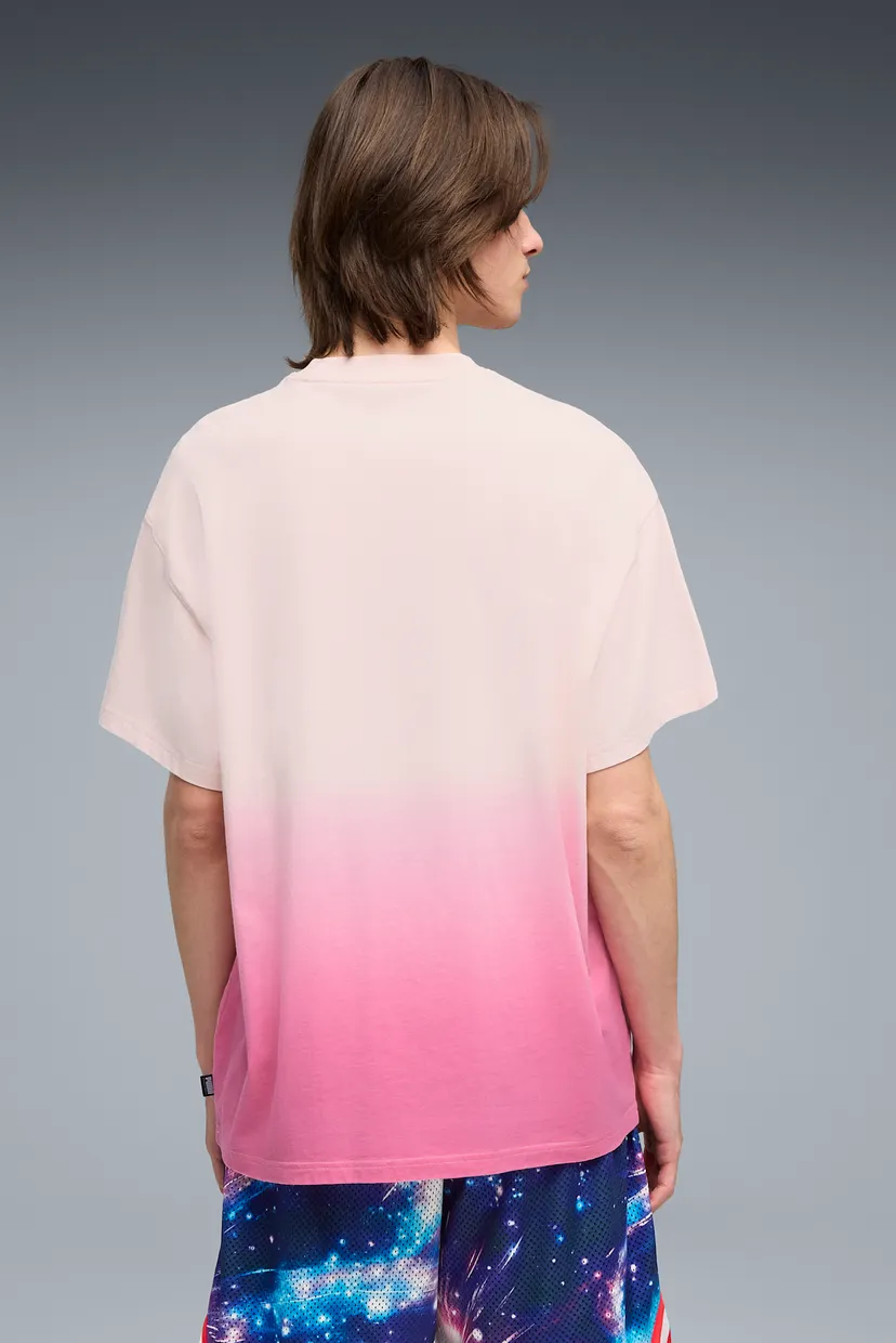 Мужская розовая футболка PUMA x POKÉMON Shiny Mew Oversized Tee Men 3