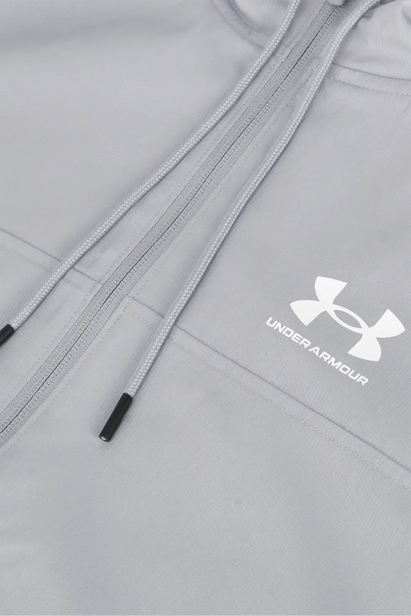 Чоловіча світло-сіра вітровка UA Rival Wvn Windbreaker 3