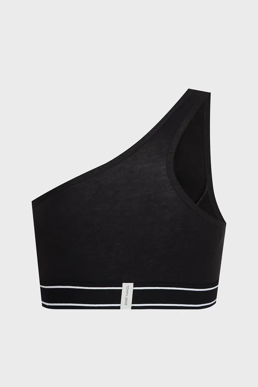 Женский черный топ ASYMETRIC BRALETTE 6