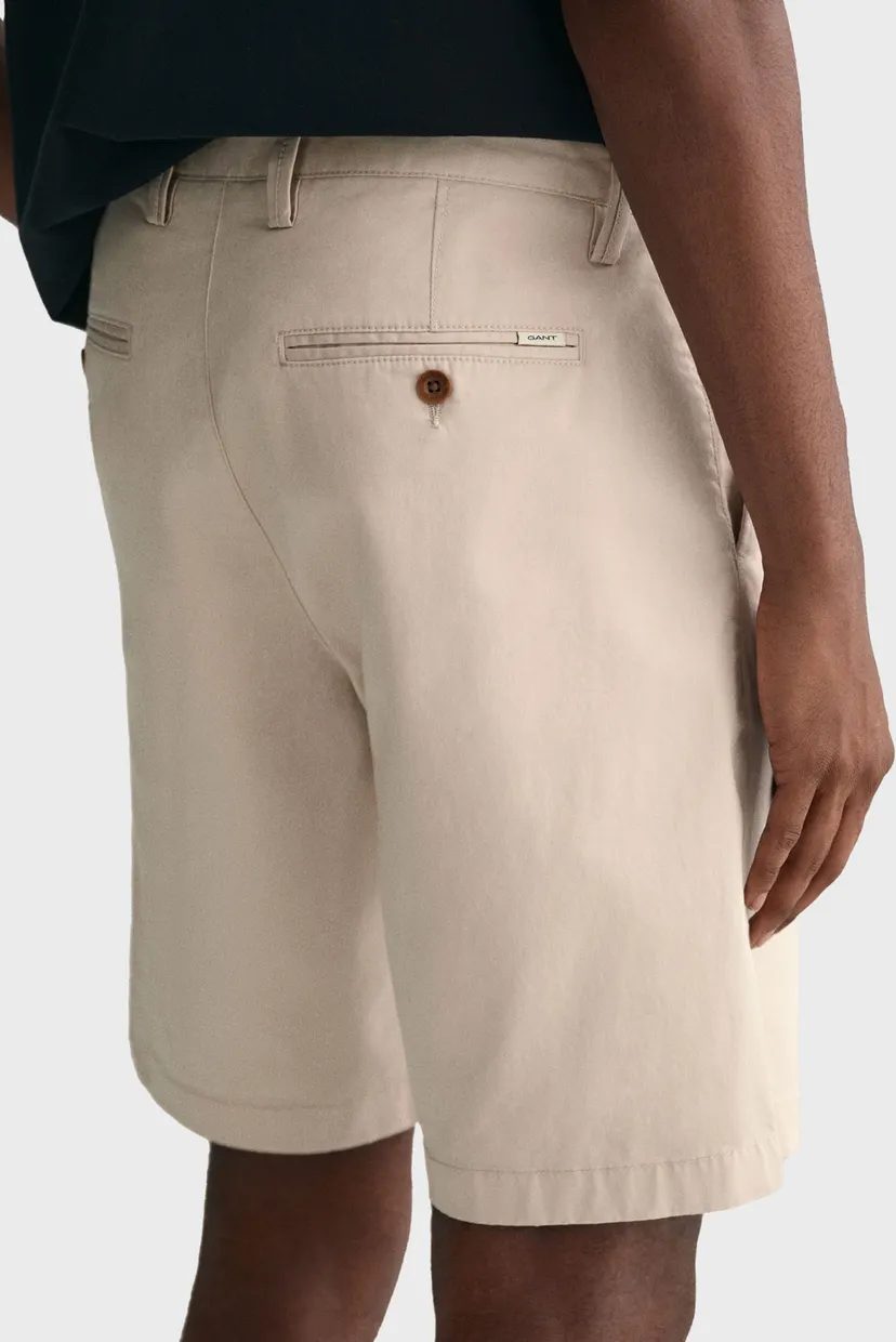 Чоловічі бежеві шорти SLIM TWILL 6