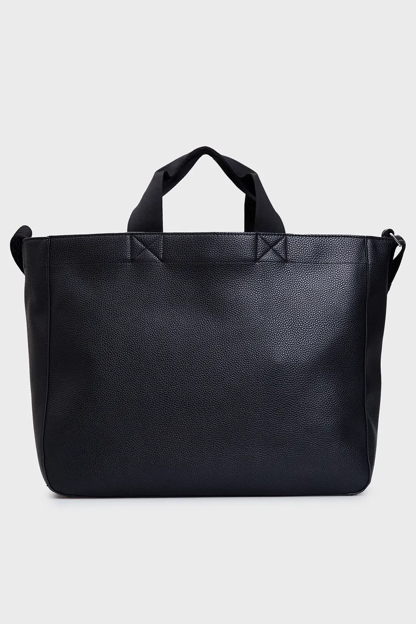 Жіноча чорна сумка ULTRALIGHT SLIM TOTE34 PU 4