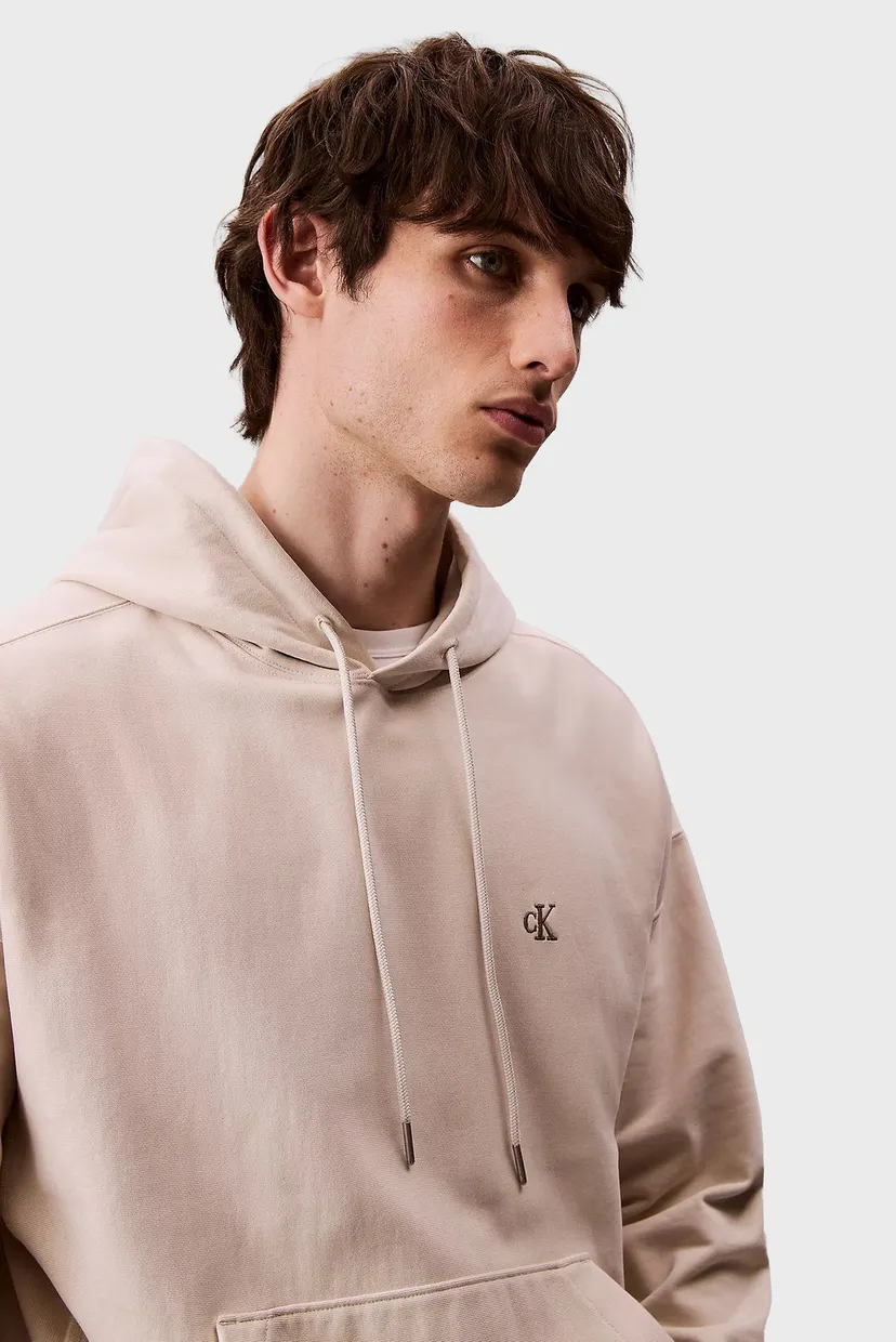 Мужское бежевое худи PREMIUM TERRY 5