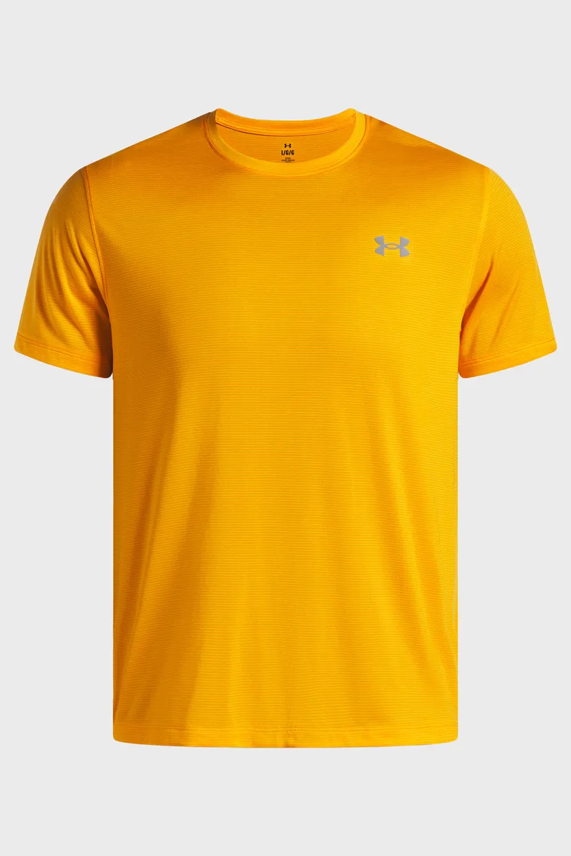 Чоловіча помаранчева футболка UA LAUNCH SHORTSLEEVE 3