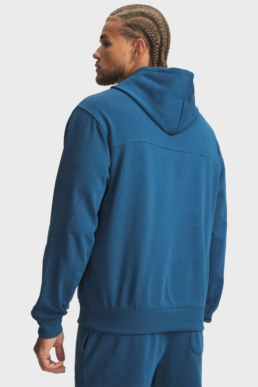 Чоловіче синє худі UA Rival LW Hoodie 3