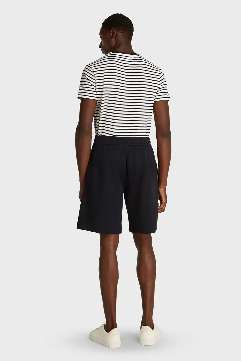 Мужские черные шорты TEXTURED SWEATSHORTS 3