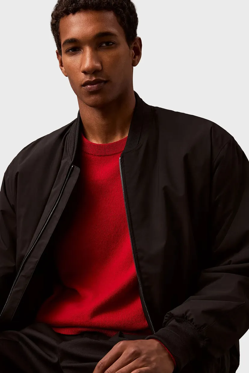 Мужской черный бомбер LS SPORT HERO BOMBER (BETTER) 4