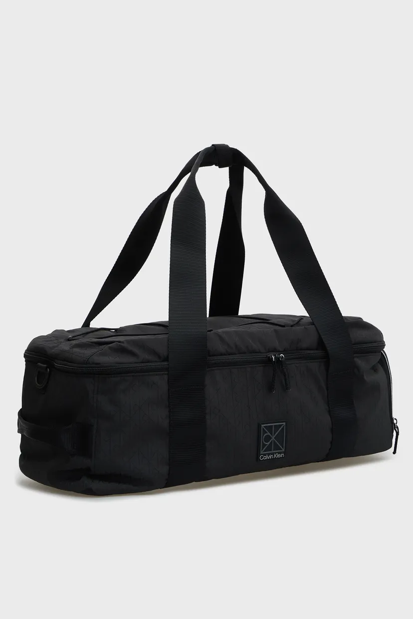 Чоловіча чорна дорожня сумка з візерунком UTILITY EMBLEM DUFFLE 3