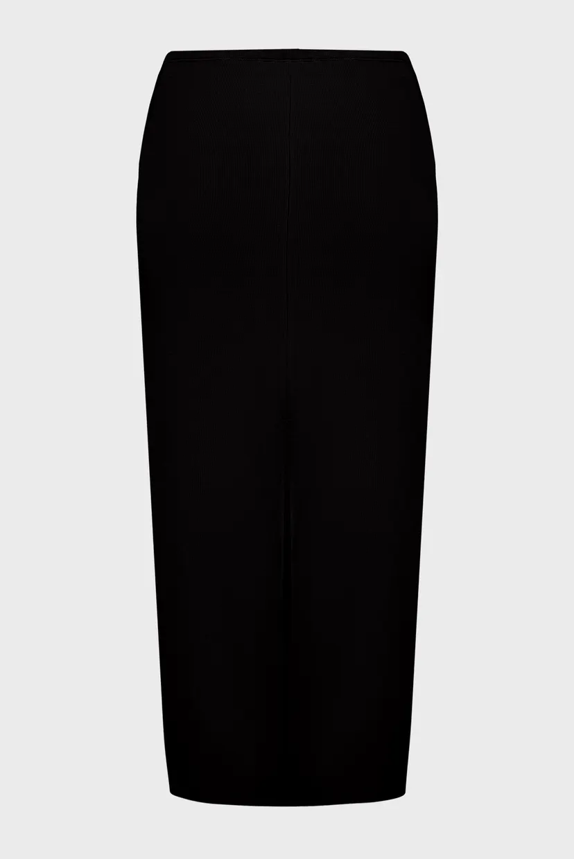 Женская черная юбка 8