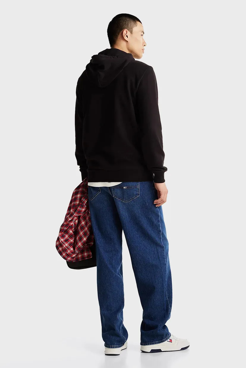 Чоловіче чорне худі TJM REG ENTRY GRAPHIC HOODIE EXT 3