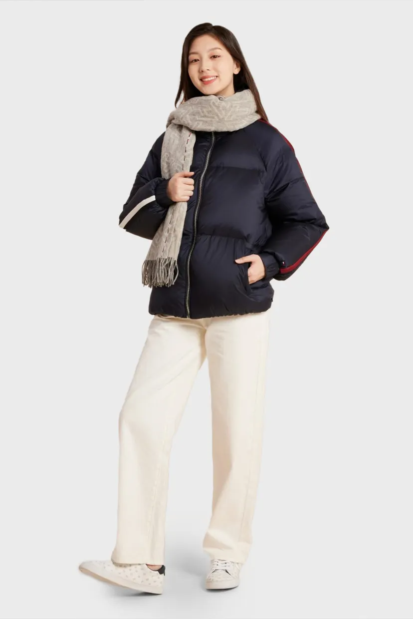 Жіночий темно-синій пуховик MODERN GS PUFFER DOWN JACKET Tommy Hilfiger ...