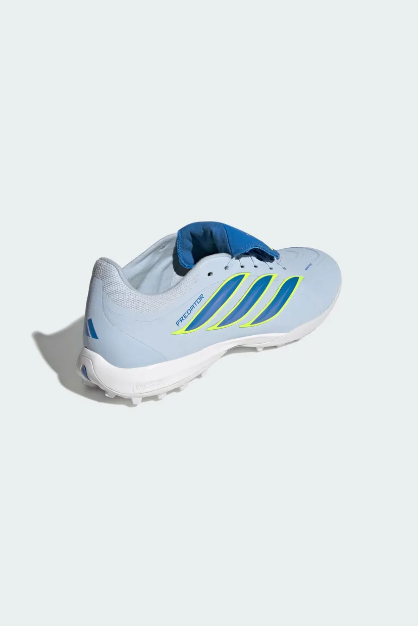 Голубые сороконожки PREDATOR LEAGUE Fold-Over Tongue Turf Football 5