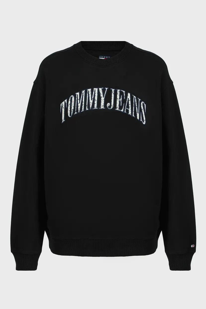 Женский черный свитшот TJW RLX FLORAL VARSITY CREW 6