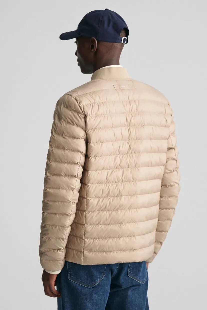 Мужская бежевая куртка QUILTED COLLARED 3
