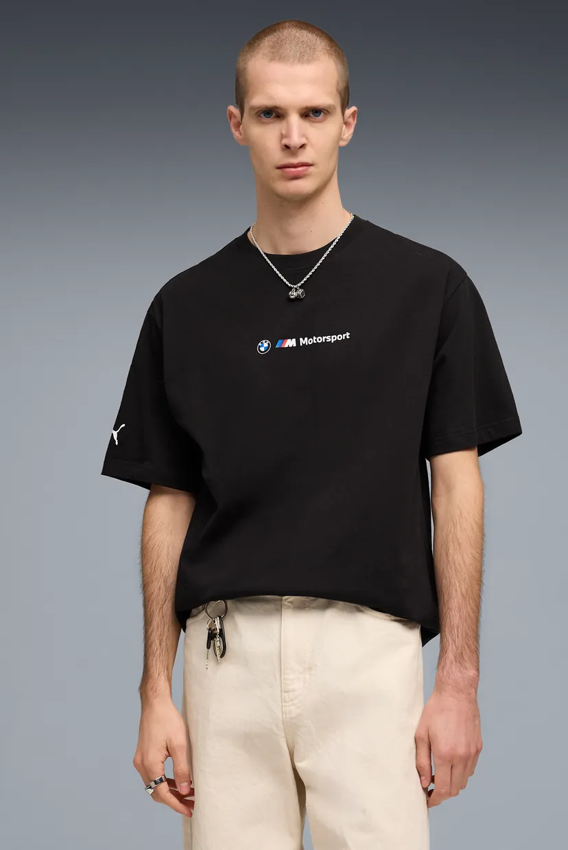 Чоловіча чорна футболка BMW M MOTORSPORT Sportswear Tee Men 3