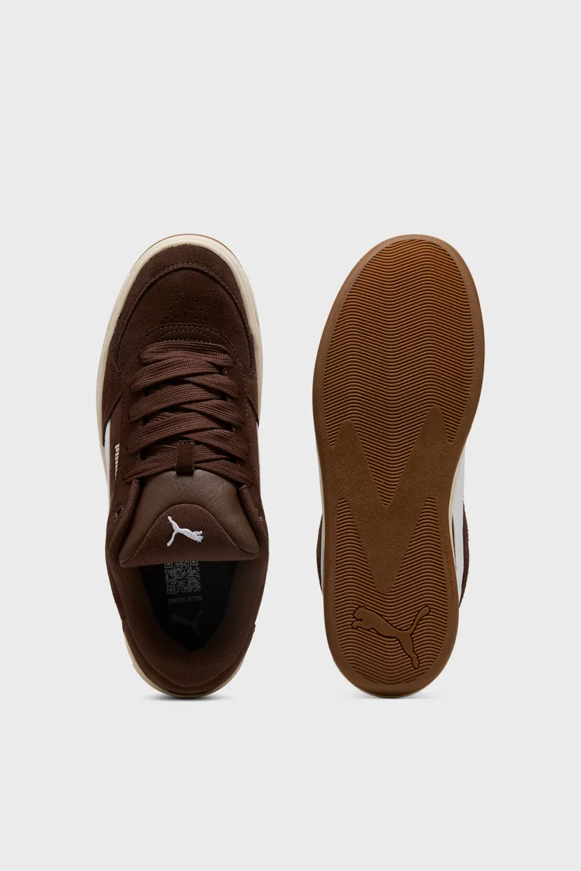 Коричневые кожаные сникерсы Park Lifestyle II Sneakers Unisex 3