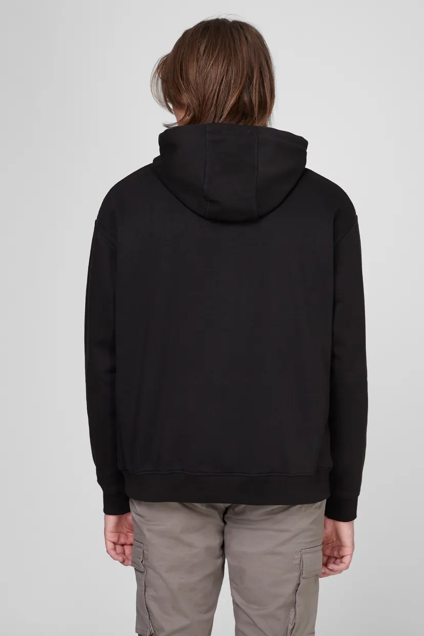 Мужское черное худи DPCLEAN HOODIE 4