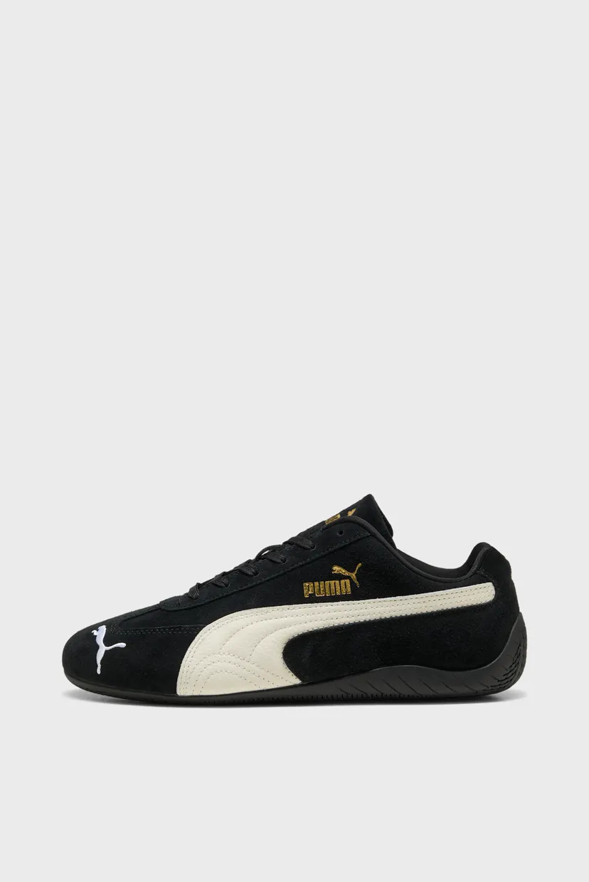 Чорні замшеві кросівки Speedcat Sneakers Unisex 4