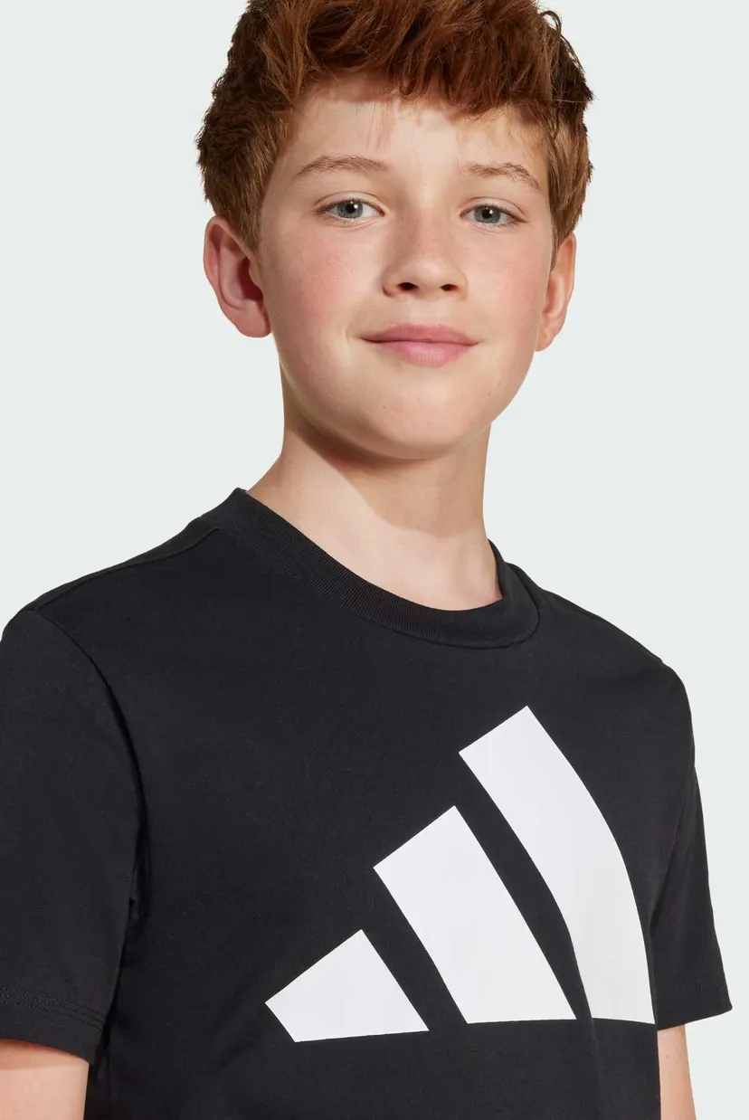 Детская черная футболка Essentials Kids 7