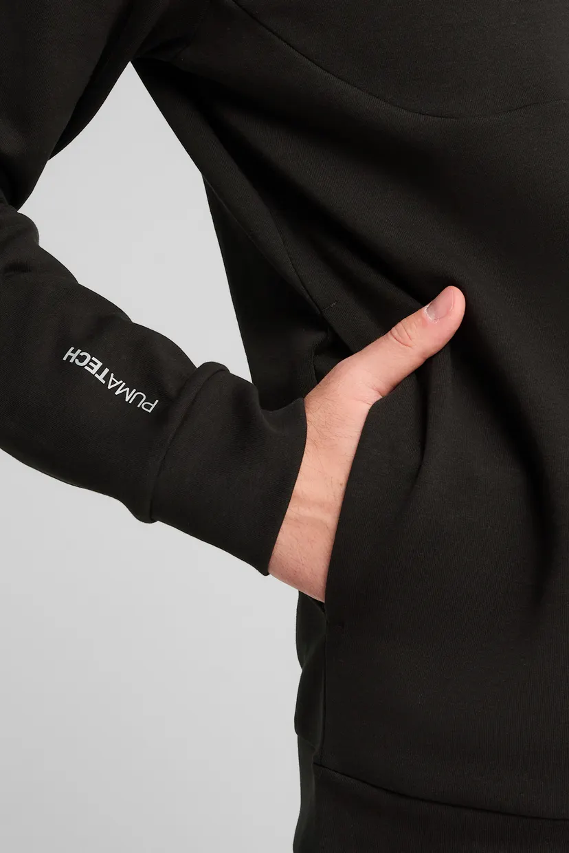 Мужское черное худи PUMATECH Hoodie Men 5