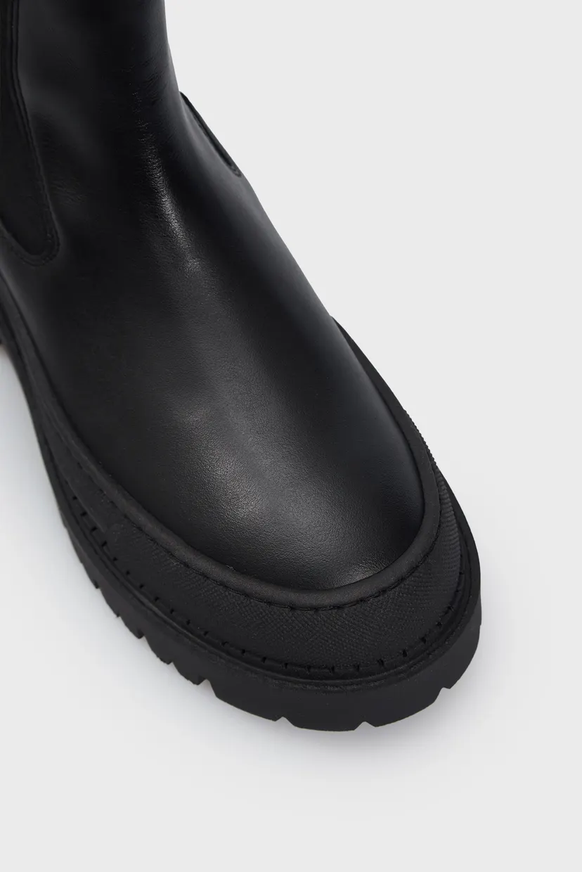 Женские черные кожаные челси TJW CHELSEA FOXING BOOT 4