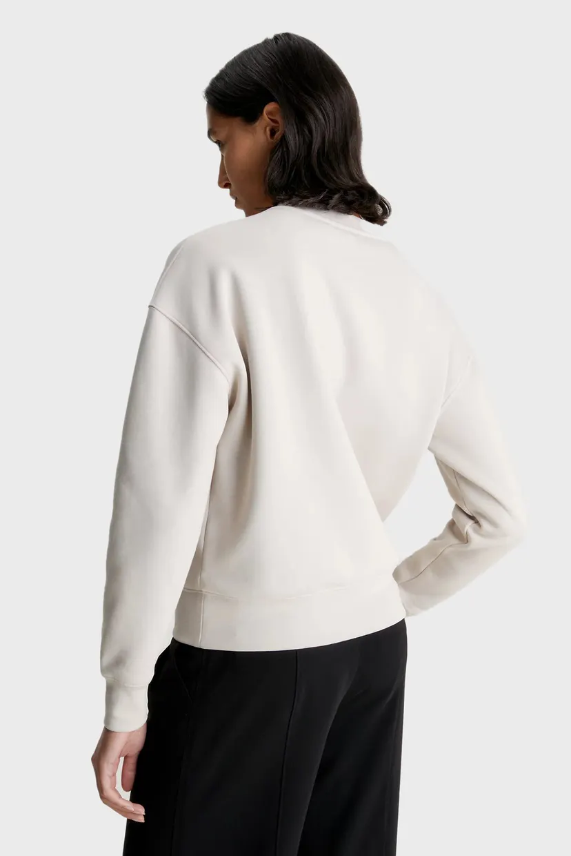 Женский серый свитшот SATIN EMBROIDERY 3