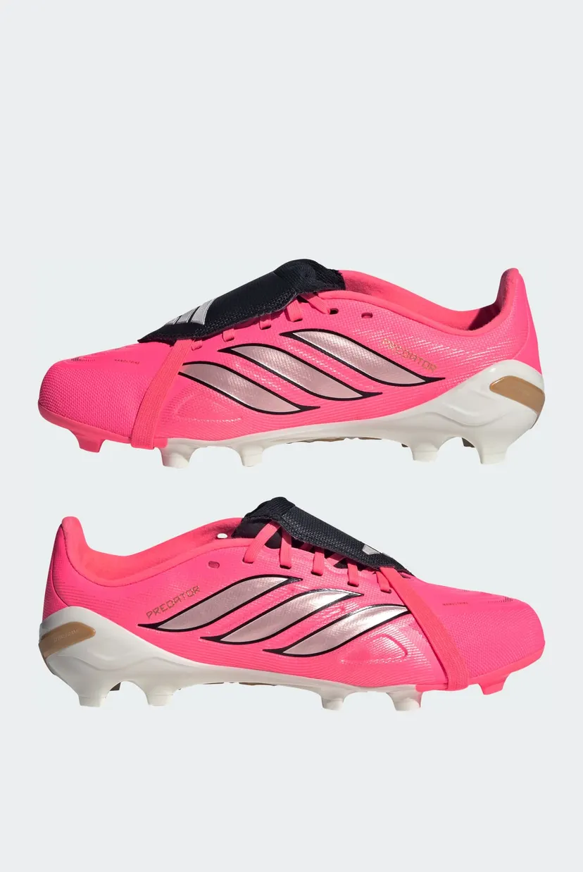 Детские розовые бутсы PREDATOR LEAGUE Fold-Over Tongue Firm Ground Football Kids 7