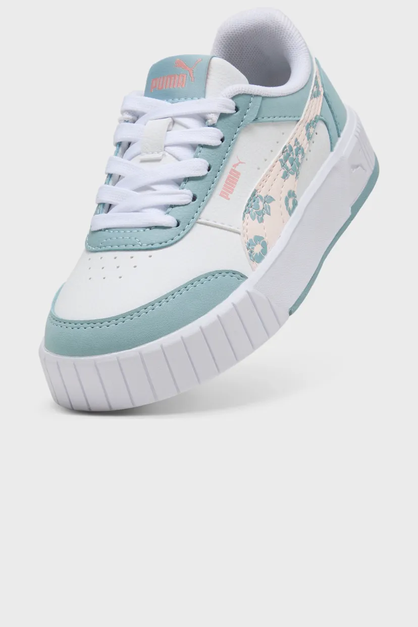 Детские голубые сникерсы Carina Mia Floral Sneakers Kids 5