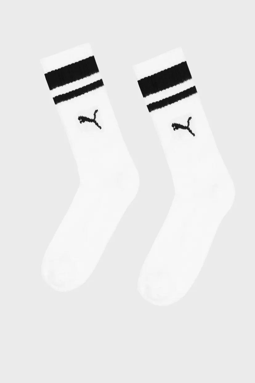 Білі шкарпетки (2 пари) Unisex Crew Heritage Stripe Socks 3