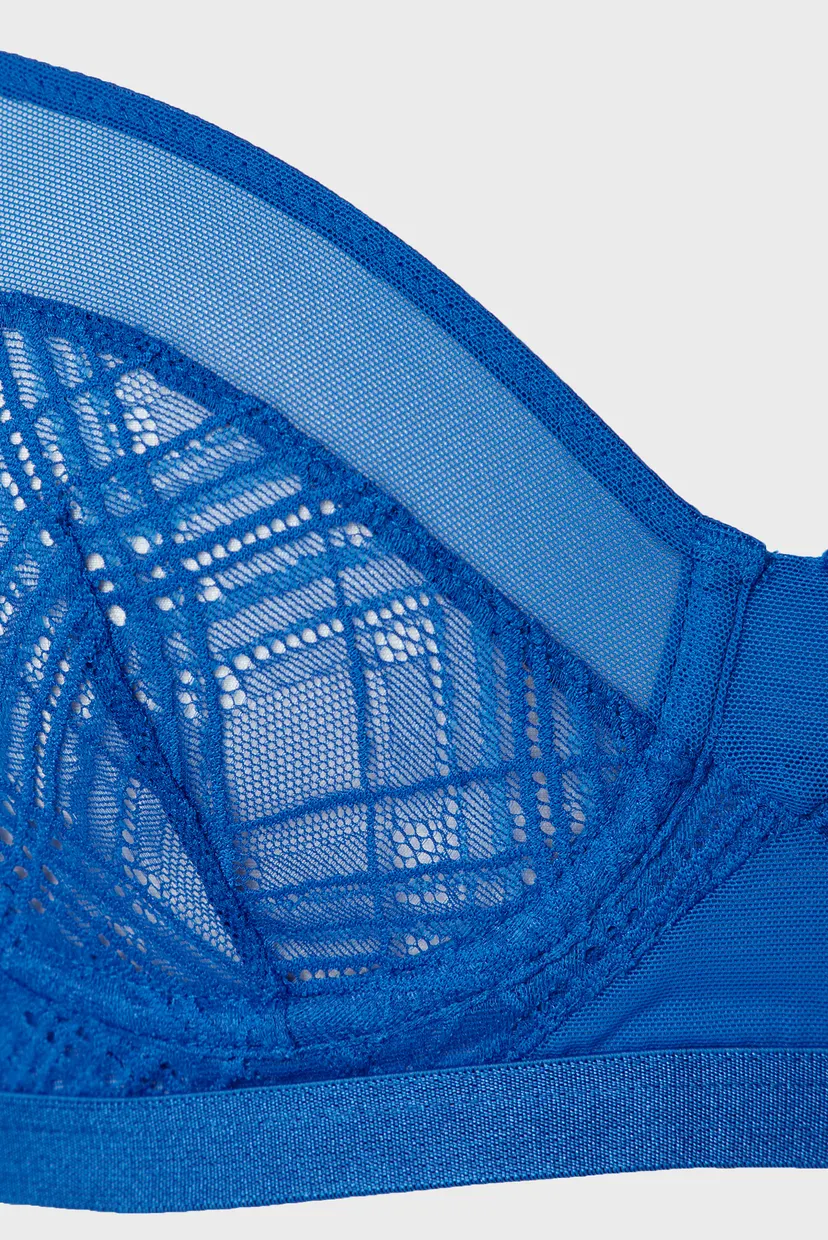 Женский синий бюстгальтер WIRED BANDEAU 5